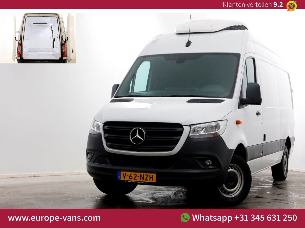 Mercedes-Benz Sprinter - 316 CDI 163pk RWD L2H2 Kerstner Koelwagen 12V + 230V Nachtstekker 05-2020 - AutoWereld.nl