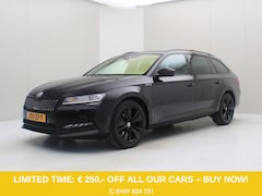 Skoda Superb Combi - 1.4 TSI iV 218PK DSG6 SPORTLINE [ TREKHAAK+ACC+CAMERA+CARPLAY+STOELVERWARMING+CLIMATE+PDC