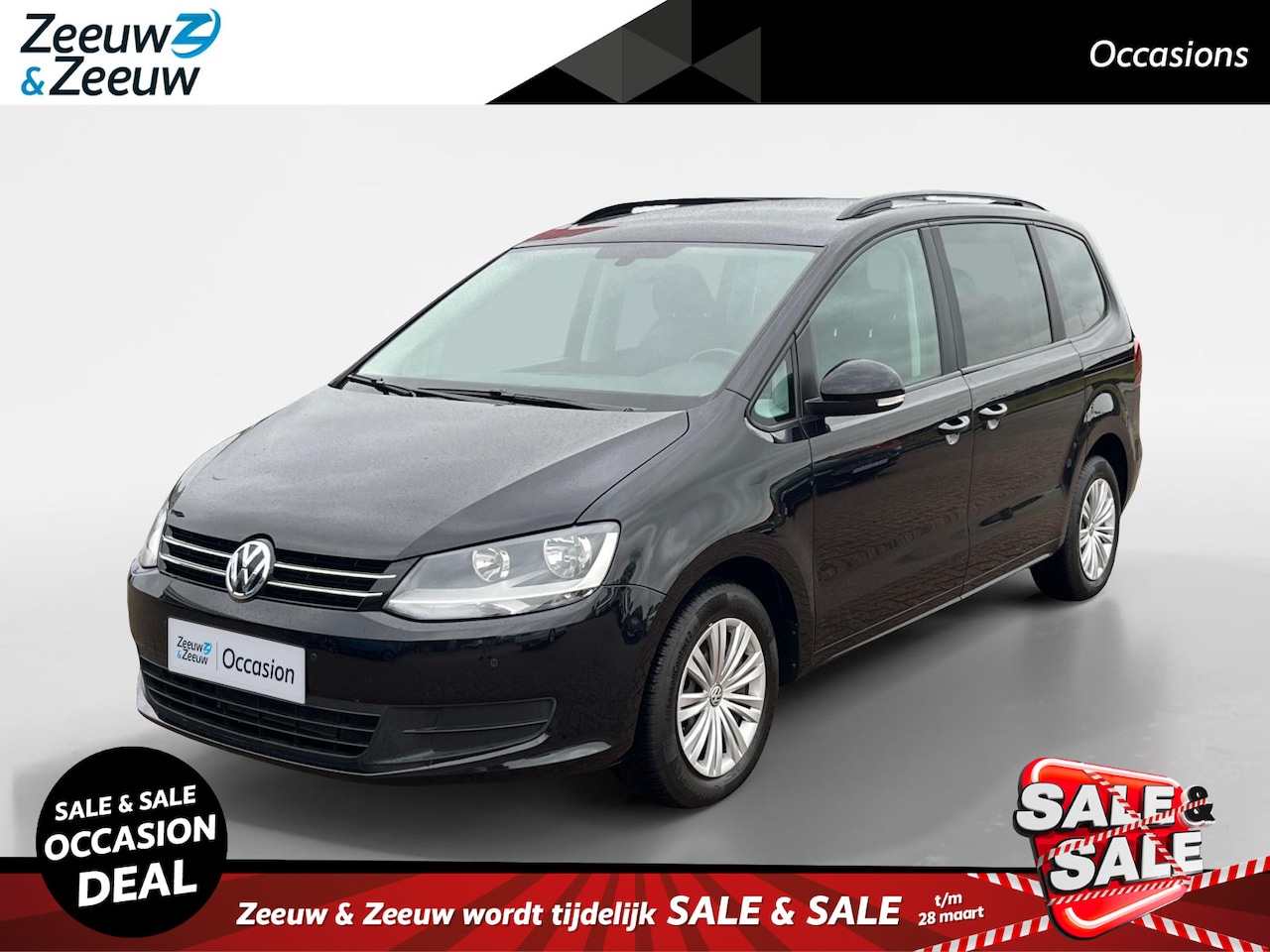 Volkswagen Sharan - 1.4 TSI Comfortline *Automaat*Navi*Parkeersensoren voor/achter*Climate Control*Stoelverwar - AutoWereld.nl