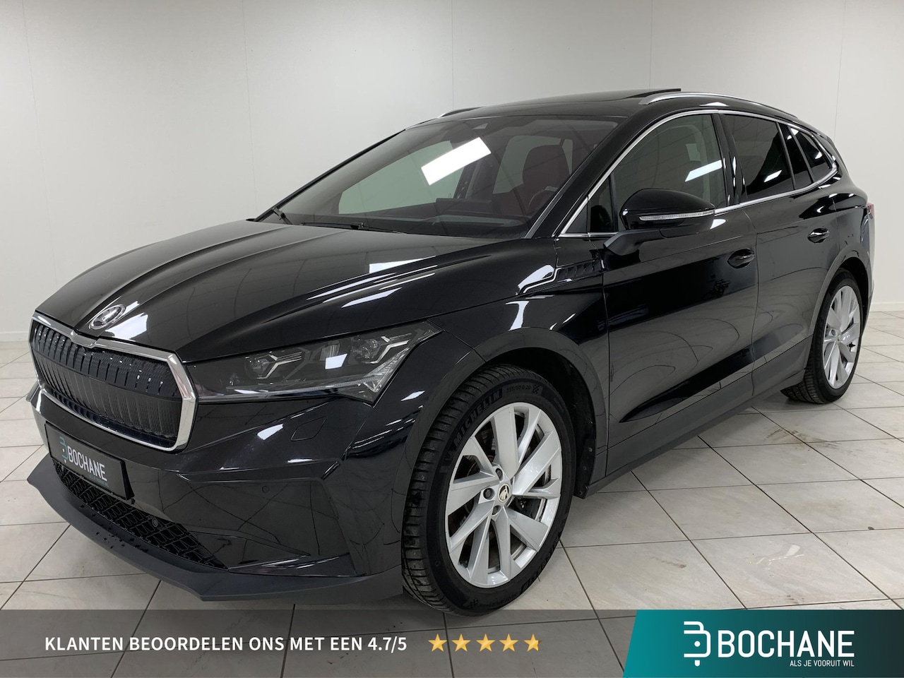 Skoda Enyaq iV - 80 PANORAMADAK | UITKLAPBARE TREKHAAK | RONDOM ZICHT CAMERA | LEDEREN BEKLEDING - AutoWereld.nl