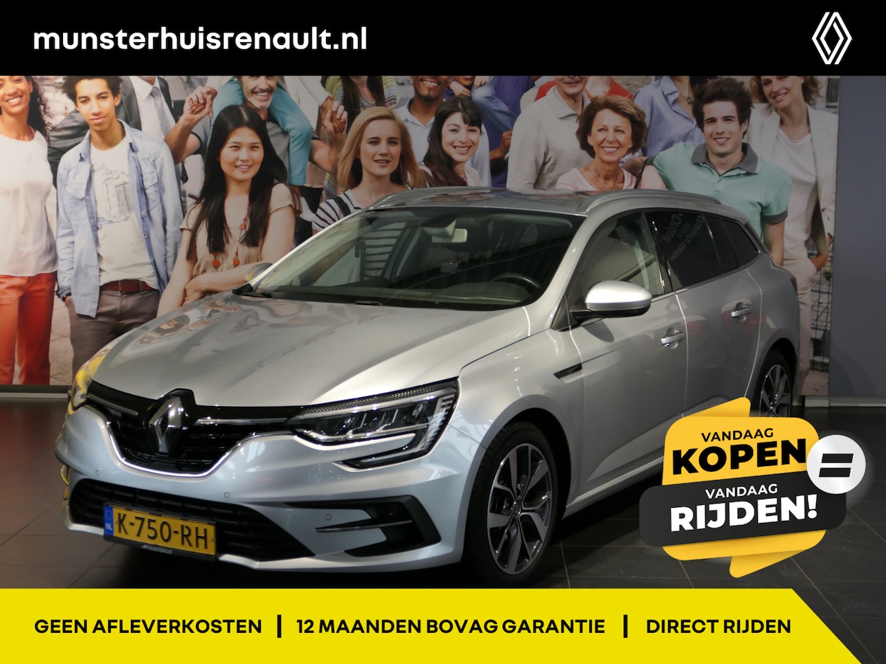 Renault Mégane Estate - 1.3 TCe Business Zen - Allseasons - Wegklapbare trekhaak - Keyless Entry & Start - Camera - AutoWereld.nl