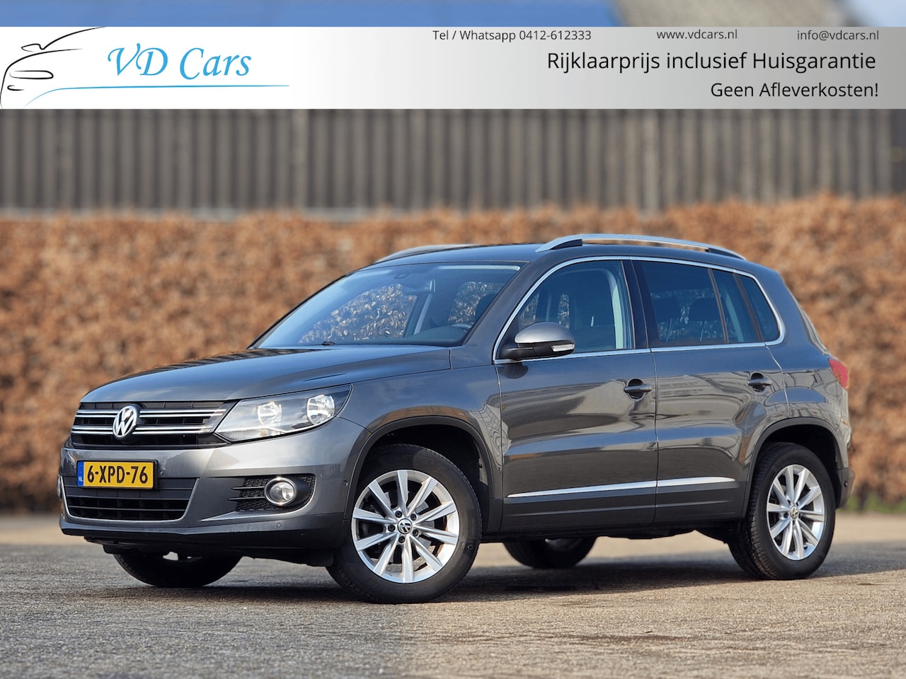 Volkswagen Tiguan - 1.4 TSI Sport&Style Trekhaak*Navigatie*Alcantara*Cruise control*Climate control - AutoWereld.nl