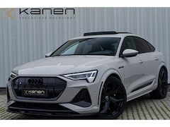 Audi e-tron Sportback - S Quattro Saimbeige Panodak S stoelen ACC B&O 360 Ambiance Memory Keyless