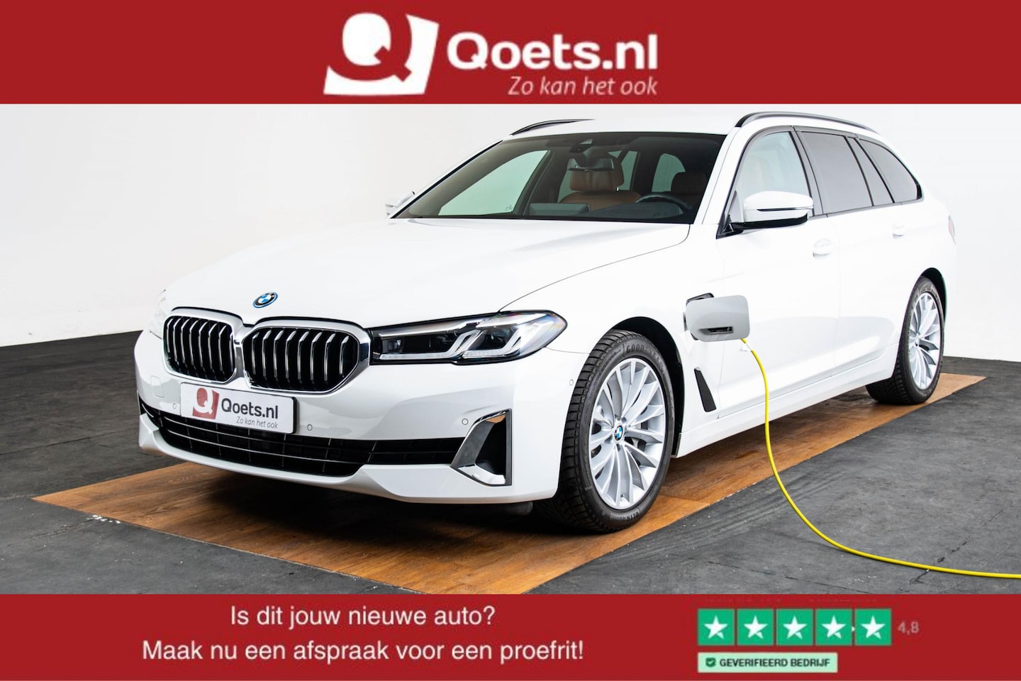 BMW 5-serie Touring - 530e Luxury Line - Trekhaak - Comforstoelen - Getinte Ruiten - High Beam Assistant - Hifi - AutoWereld.nl