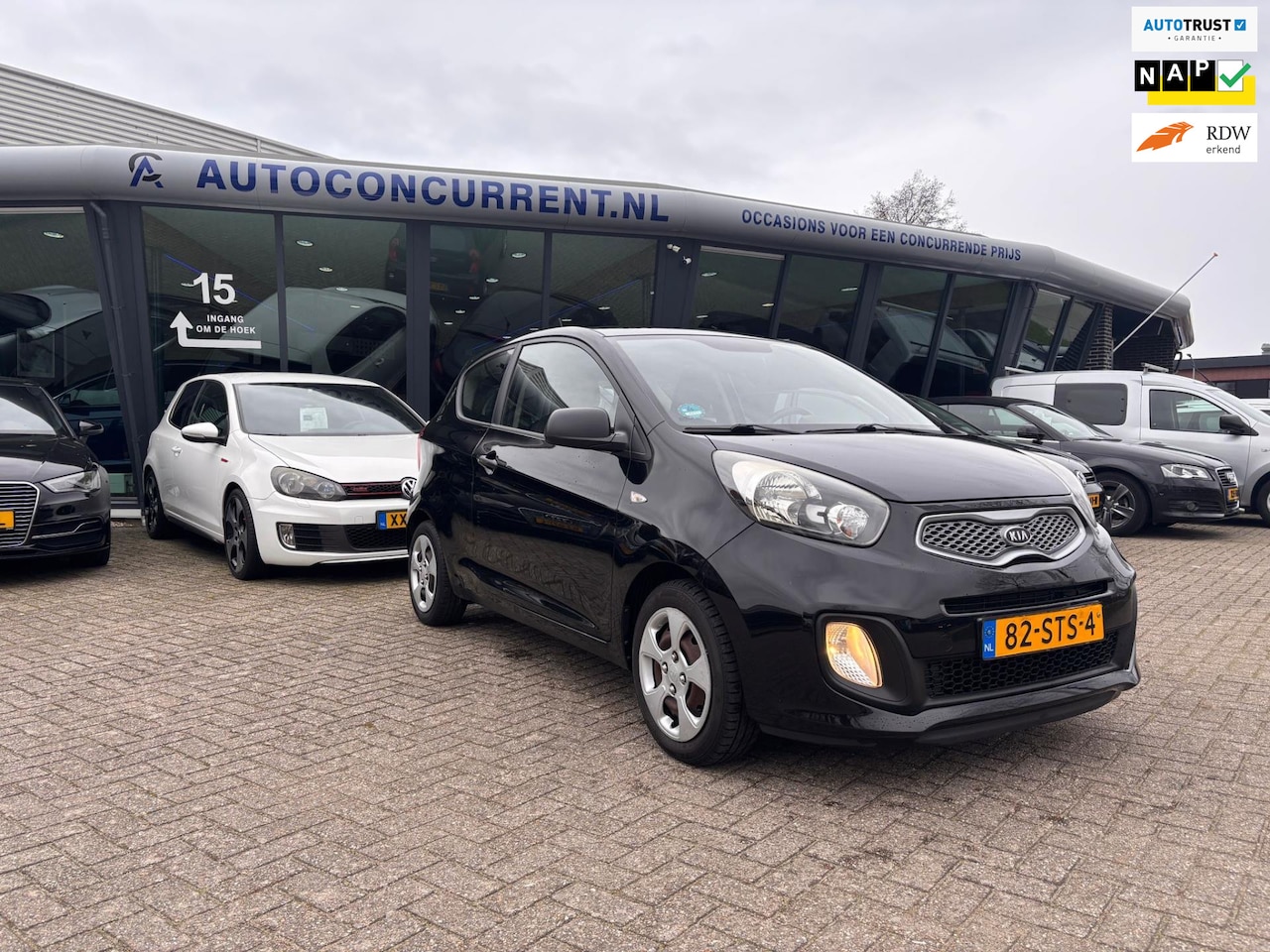 Kia Picanto - 1.0 CVVT Airco 1.0 CVVT Airco, Inruil mogelijk. - AutoWereld.nl
