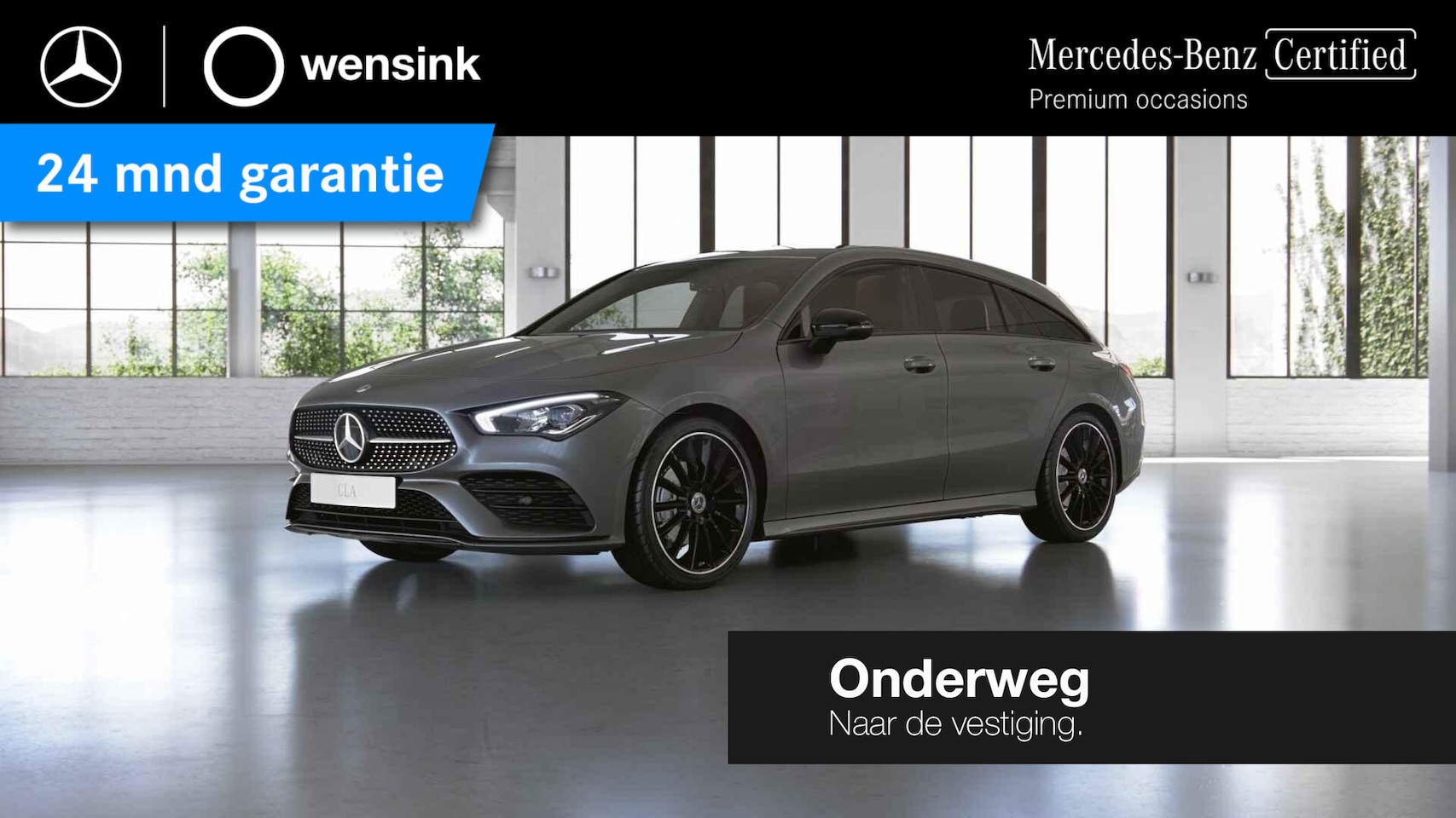 Mercedes-Benz CLA-klasse Shooting Brake - 200 Business Solution AMG | Night | Widescreen | 19" multispaaks velgen | - AutoWereld.nl