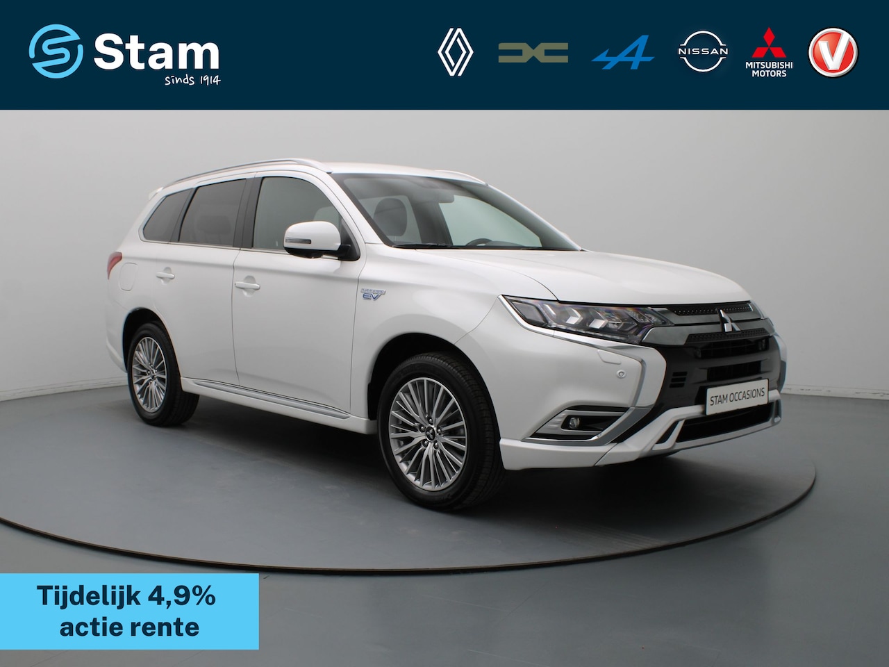 Mitsubishi Outlander - 2.4 PHEV Intense+ 225pk 360° Camera | Cruise | Parkeersens. v+a | Stoel-/stuurverw. - AutoWereld.nl