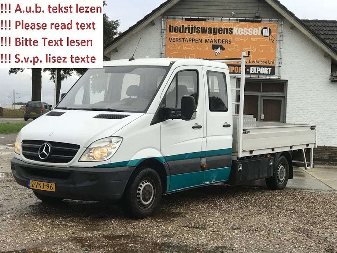 Mercedes-Benz Sprinter - 313 2.2 CDI L2 DC Pick up Open Laadbak - AutoWereld.nl
