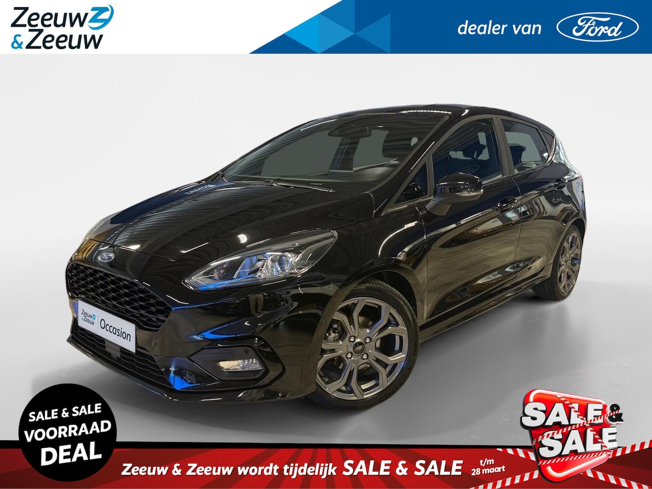 Ford Fiesta - 1.0 EcoBoost Hybrid ST-Line | DRIVER ASS PACK | ACC | LICHTMETALEN VELGEN | - AutoWereld.nl