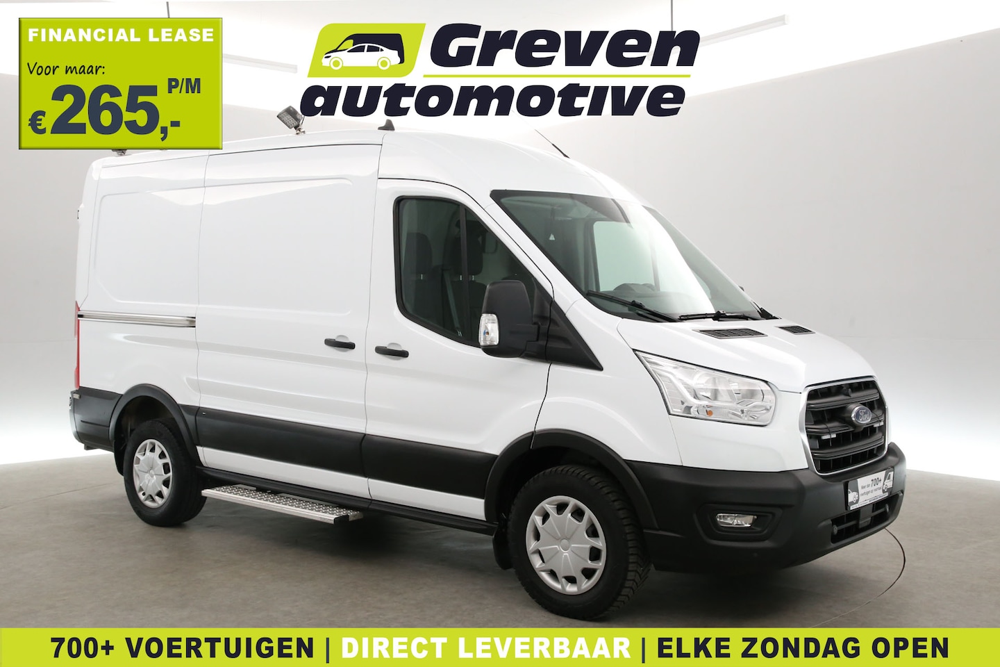 Ford Transit - 2.0 EcoBlue L2H2 | Airco | Cruise | 3 Zits | Trekh. | Parkeersens. | Stoelverw. - AutoWereld.nl
