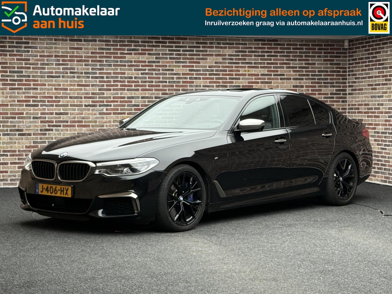 BMW 5-serie - M550i xDrive High Executive Stoelverwarming & -ventilatie. | Panorama | Elek. memorie stoe - AutoWereld.nl