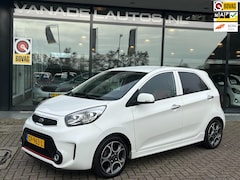 Kia Picanto - 1.2 CVVT SportsLine Half Leer Clima Cruise Park.Sens NAP NL-Auto Volledig Dealeronderhoude