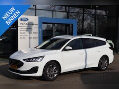 Ford Focus Wagon - 125PK HYBRID TITANIUM NAVI CRUISE CLIMA APPLE/ANDROID PARK-SENSOREN PRIVACY-GLASS LM-VELGE