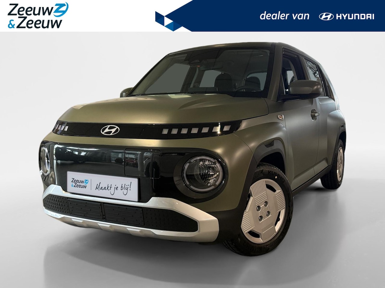 Hyundai Inster - E-Motion 49 kWh MAT GROEN | €23.350 ACTIE PRIJS | - AutoWereld.nl