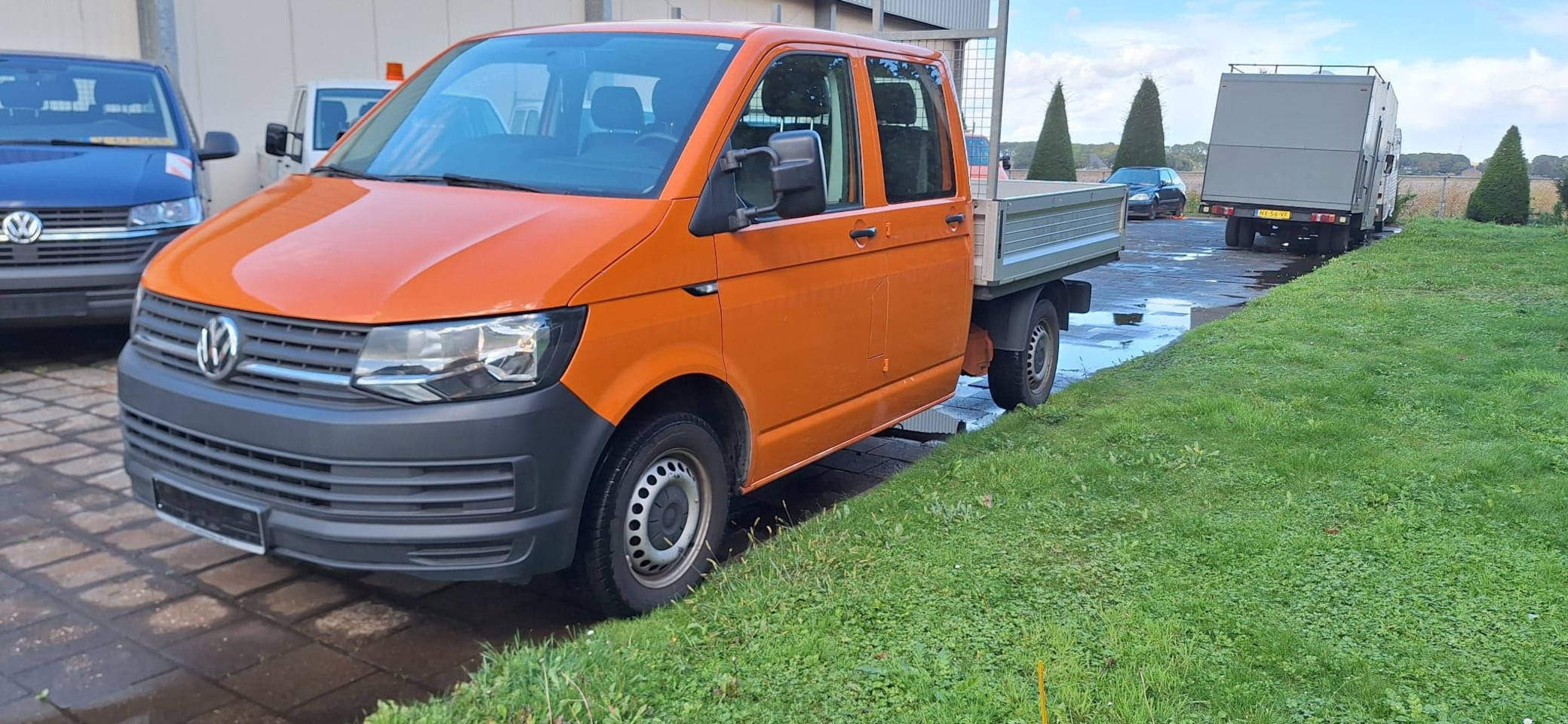 Volkswagen Transporter - 2.0 TDI L2H1 DC Highline VW Transporter Pick Up dubbelcabine T6.1 . Euro 6 - AutoWereld.nl