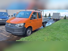 Volkswagen Transporter - 2.0 TDI L2H1 DC Highline VW Transporter Pick Up dubbelcabine T6. Euro 6