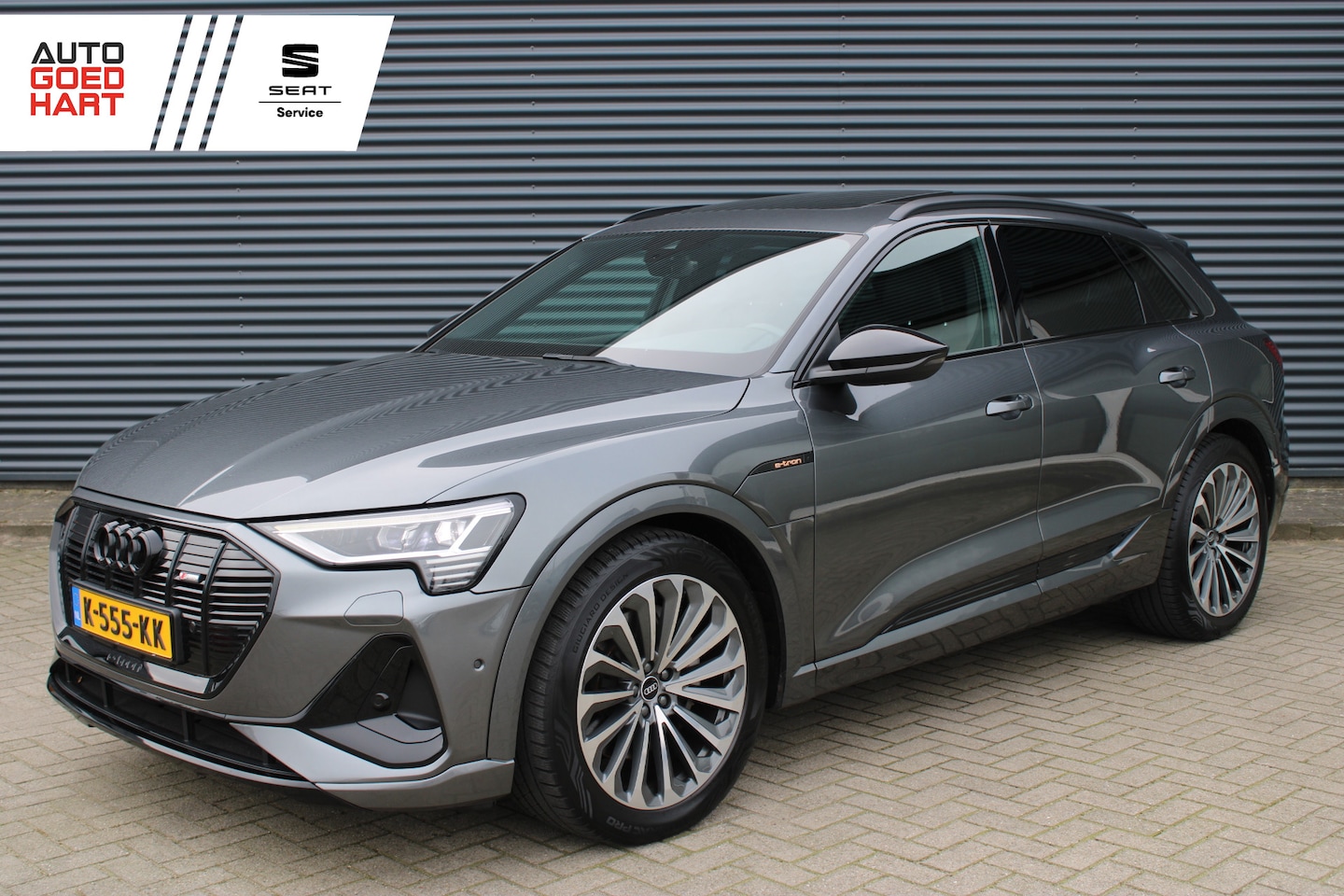 Audi e-tron - 50 quattro S-Line 71kWs Panoramadak Camera Leer Elektr.-Stoelen - AutoWereld.nl