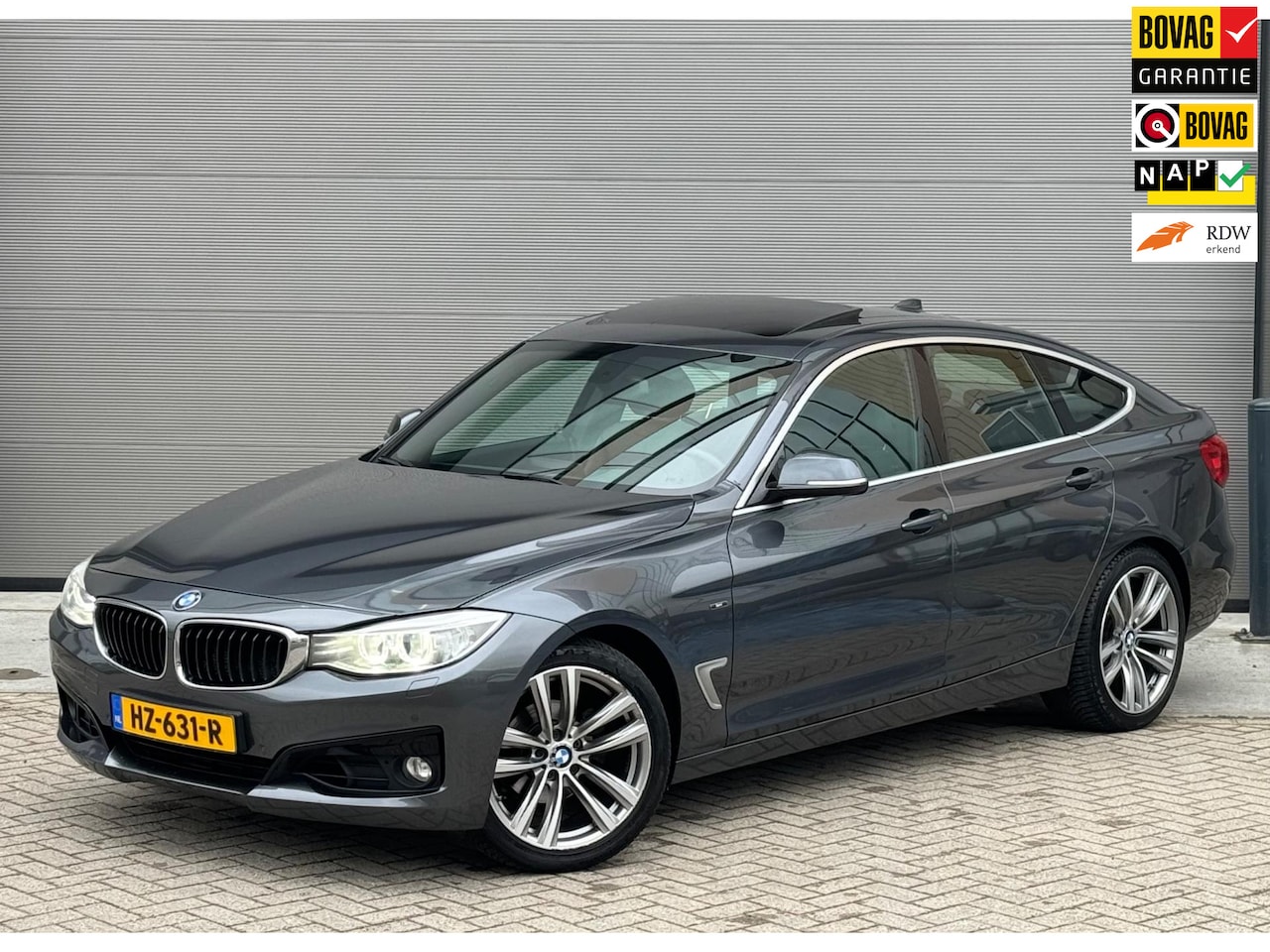 BMW 3-serie Gran Turismo - 320i GT Grijs AUT 2016 NAP|PANO|LEDER - AutoWereld.nl