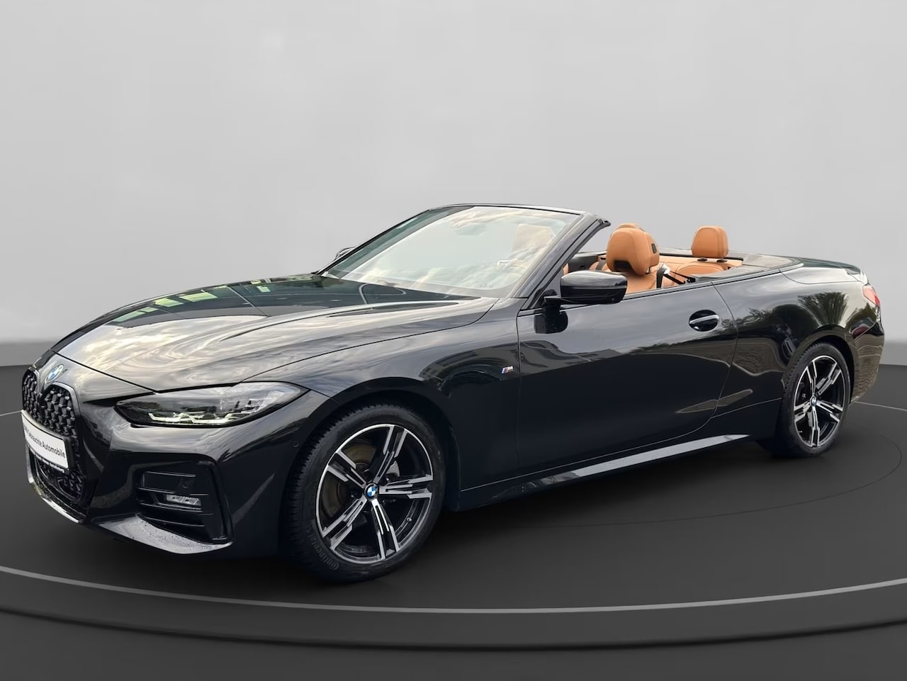 BMW 4-serie Cabrio - 420iA M-SPORT ** COGNAC LEDER, NAVI+, HuD, H&K SOUND,  NEKVERW, 18-inch LMV ** 1e EIG - Sl - AutoWereld.nl