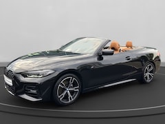 BMW 4-serie Cabrio - 420iA M-SPORT * COGNAC LEDER, NAVI+, HuD, H&K SOUND, NEKVERW, 18-inch LMV * 1e EIG - Slech