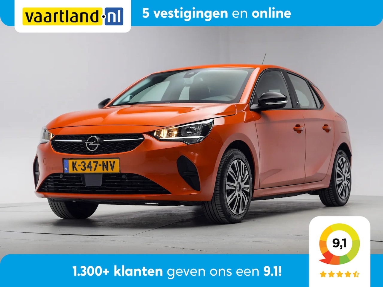 Opel Corsa-e - Edition 50kWh 3 fase [ Navi Climate Cruise Lane departure ] - AutoWereld.nl