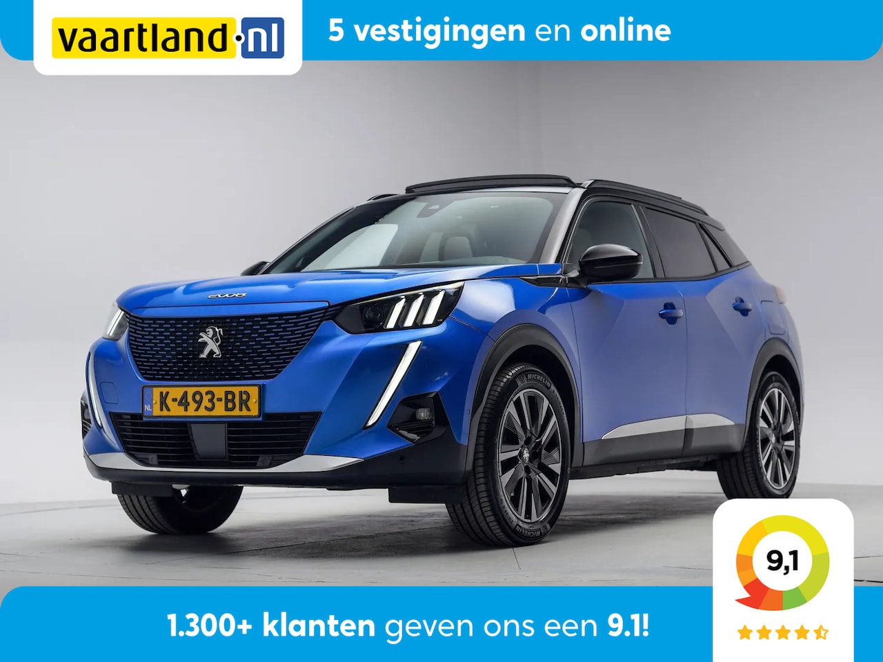 Peugeot e-2008 - EV GT-Line Première 50 kWh [ Panoramadak Adapt.cruise Camera ] - AutoWereld.nl