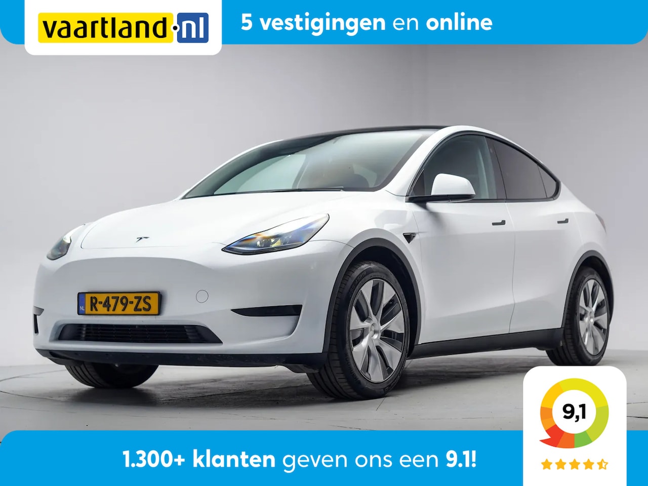 Tesla Model Y - RWD 58 kWh 3-Fase [ Panorama Leder 360°-camera ] - AutoWereld.nl