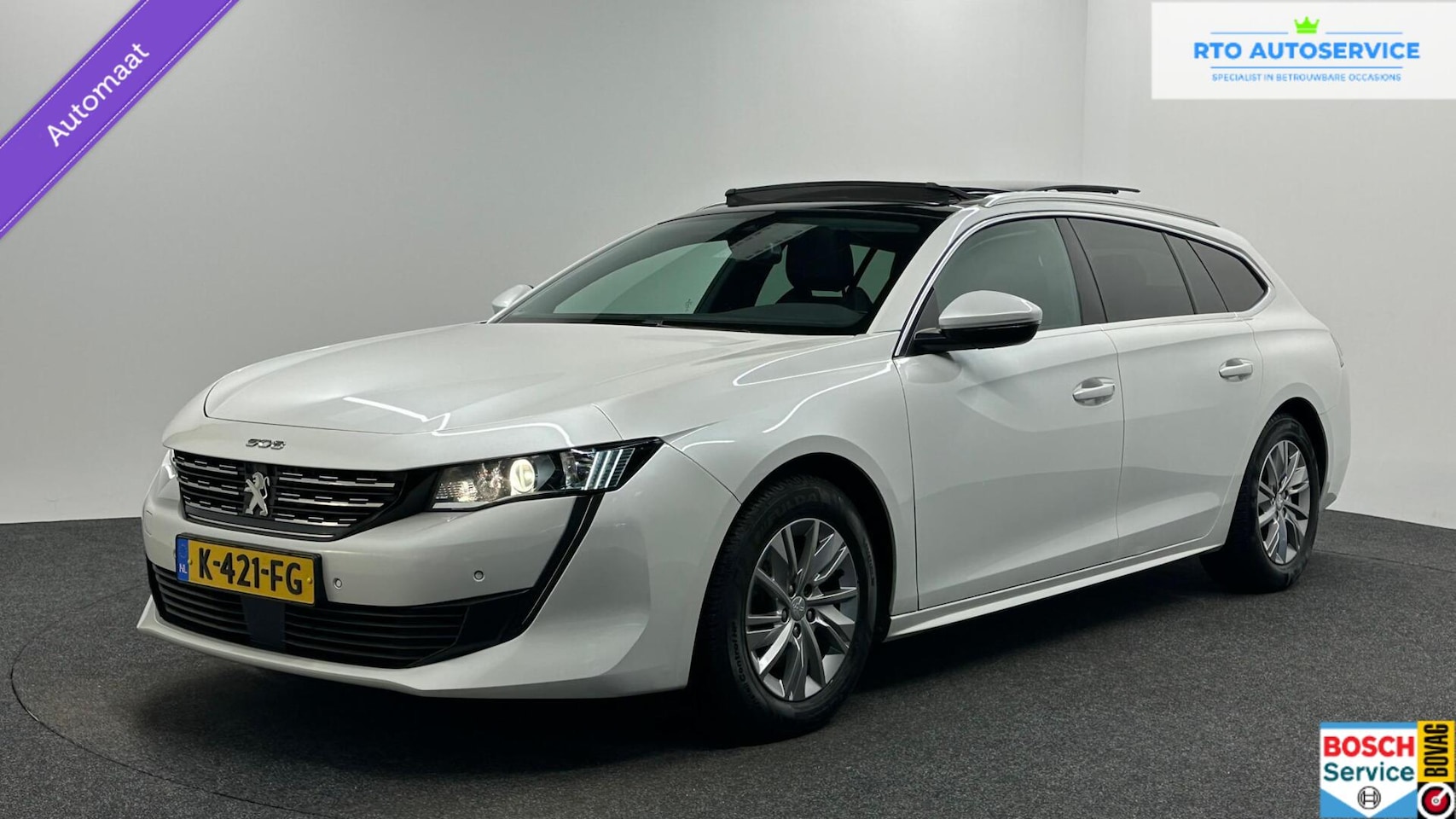 Peugeot 508 SW - 1.2 PureTech Blue Lease Active PANO TREKHAAK CARPLAY ECC CRUISE NAVI LM. - AutoWereld.nl