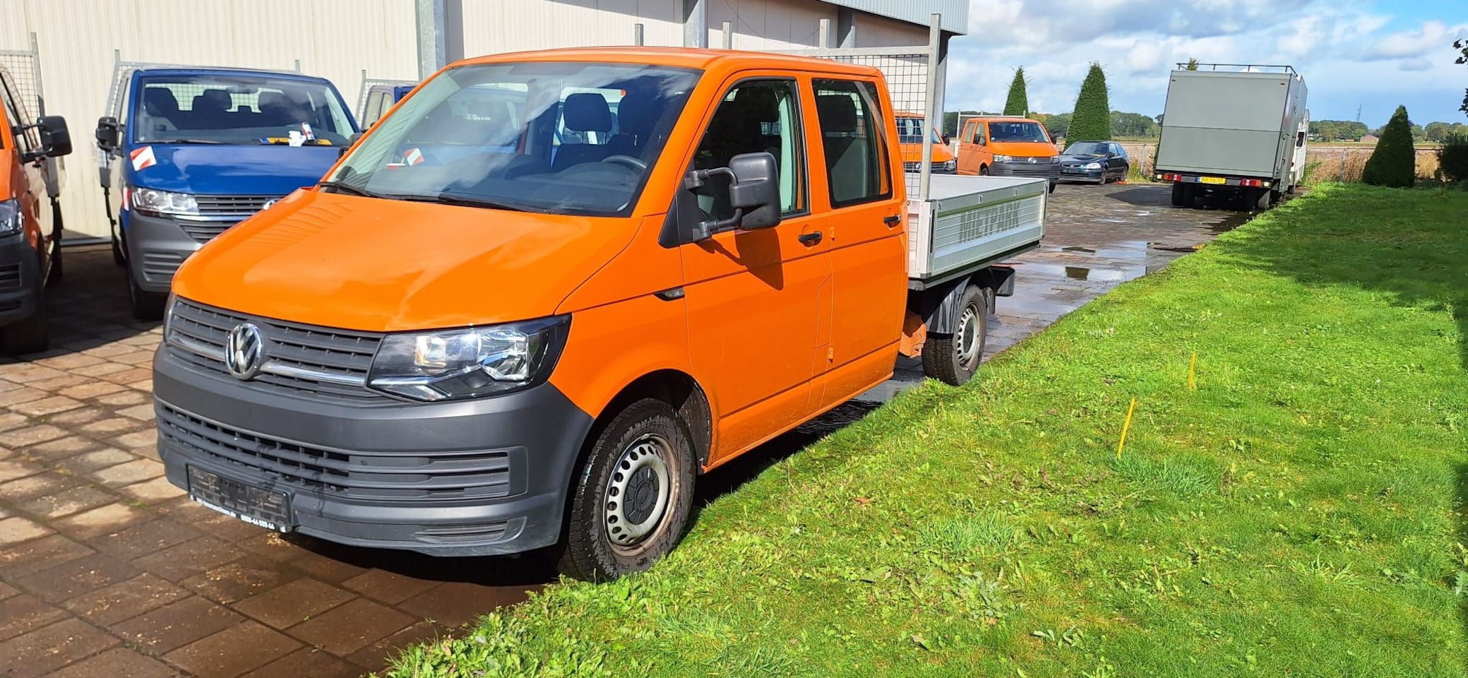 Volkswagen Transporter - 2.0 TDI L2H1 DC Comfortline VW  Transporter Pick Up dubbel cabine Euro 6 - AutoWereld.nl