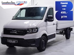 MAN TGE - 2.0 TDI 140 pk L4 Pick Up / Open Laadbak Airco, Apple Carplay, Cruise Control, Geveerde St