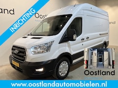 Ford Transit - 350 2.0 TDCI L3H3 Trend 170 PK Servicebus / Inrichting / Euro 6 / Schuifdeur L + R / Oprij