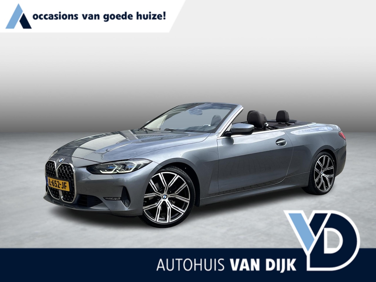 BMW 4-serie Cabrio - 420i High Executive | NL Auto/2e Eig./Voll.Historie/Navi/Leder/Head-Up/Clima/Cruise/Apple - AutoWereld.nl
