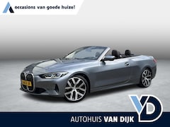 BMW 4-serie Cabrio - 420i High Executive | NL Auto/2e Eig./Voll.Historie/Navi/Leder/Head-Up/Clima/Cruise/Apple