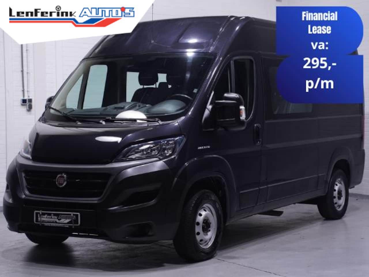 Fiat Ducato - 2.3 MultiJet 120 pk Dubbel Cabine L2H2 Navi Camera, Cruise Control, Trekhaak 2.500 kg, 6-Z - AutoWereld.nl