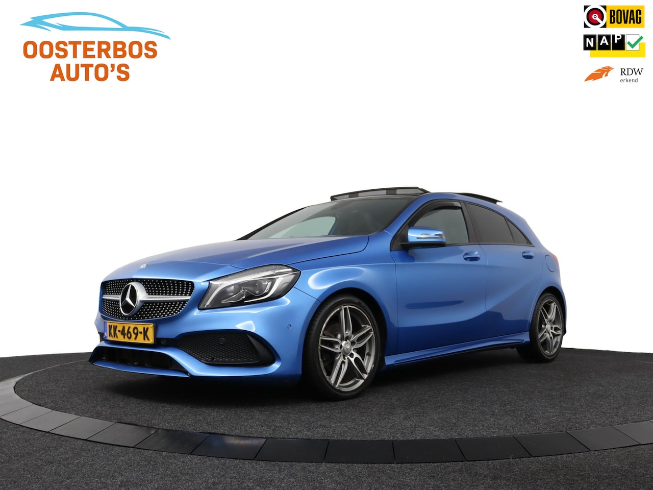 Mercedes-Benz A-klasse - 180 Ambition AMG-Line/Panorama/Camera/18 inch/Stoelverwarming - AutoWereld.nl