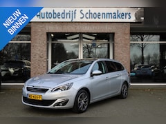 Peugeot 308 SW - 1.2 PureTech Blue Lease Premium TREKHAAK PANO CRUISE NAVI CLIMA 2XPDC LMV NAP NIEUWE-DISTR