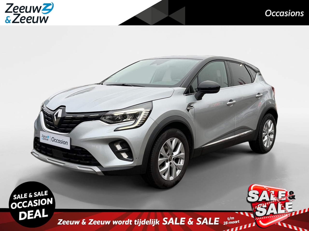 Renault Captur - 1.0 TCe 100 Intens | Climate | Cruise | Telefoon | Licht,Metalen velgen | Draadloos oplade - AutoWereld.nl
