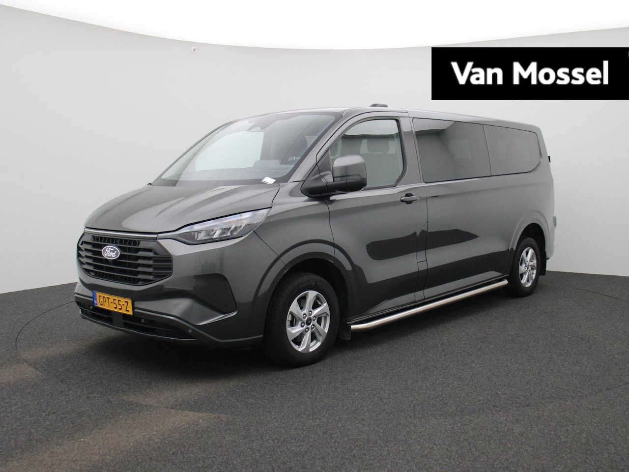 Ford Transit Custom - 340 2.5 PHEV L2H1 Limited Aut. | 9-persoons | WINTERPACK | ACHTERUITRIJCAMERA | SIDEBARS | - AutoWereld.nl