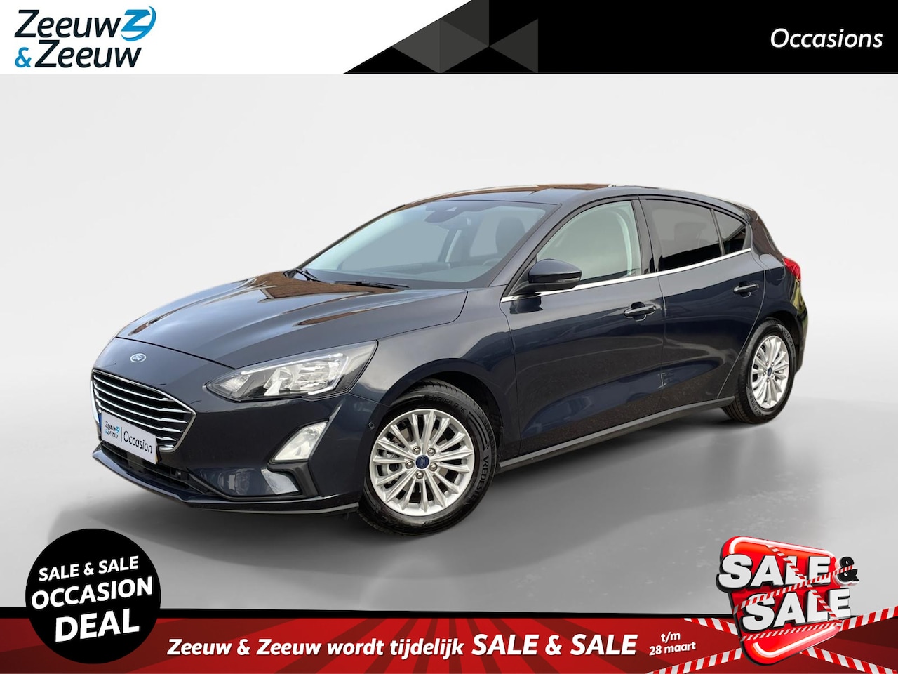 Ford Focus - 1.0 EcoBoost Hybrid Titanium X Business | Winter Pack | Half leder | Camera | BLIS | Afn. - AutoWereld.nl