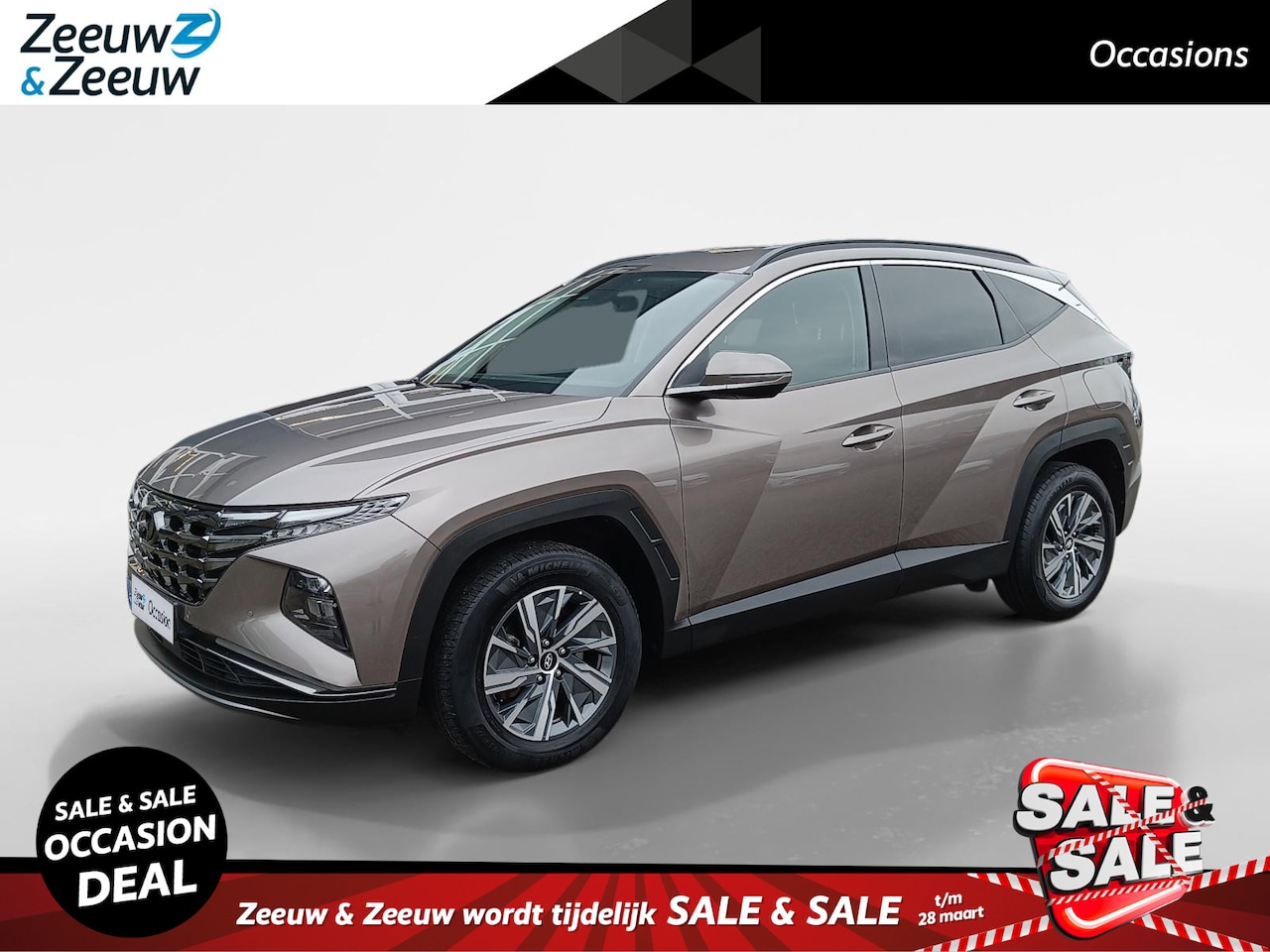 Hyundai Tucson - 1.6 T-GDI HEV Comfort | Navigatie | Camera | Stoelverwarming | Apple carplay | Android aut - AutoWereld.nl