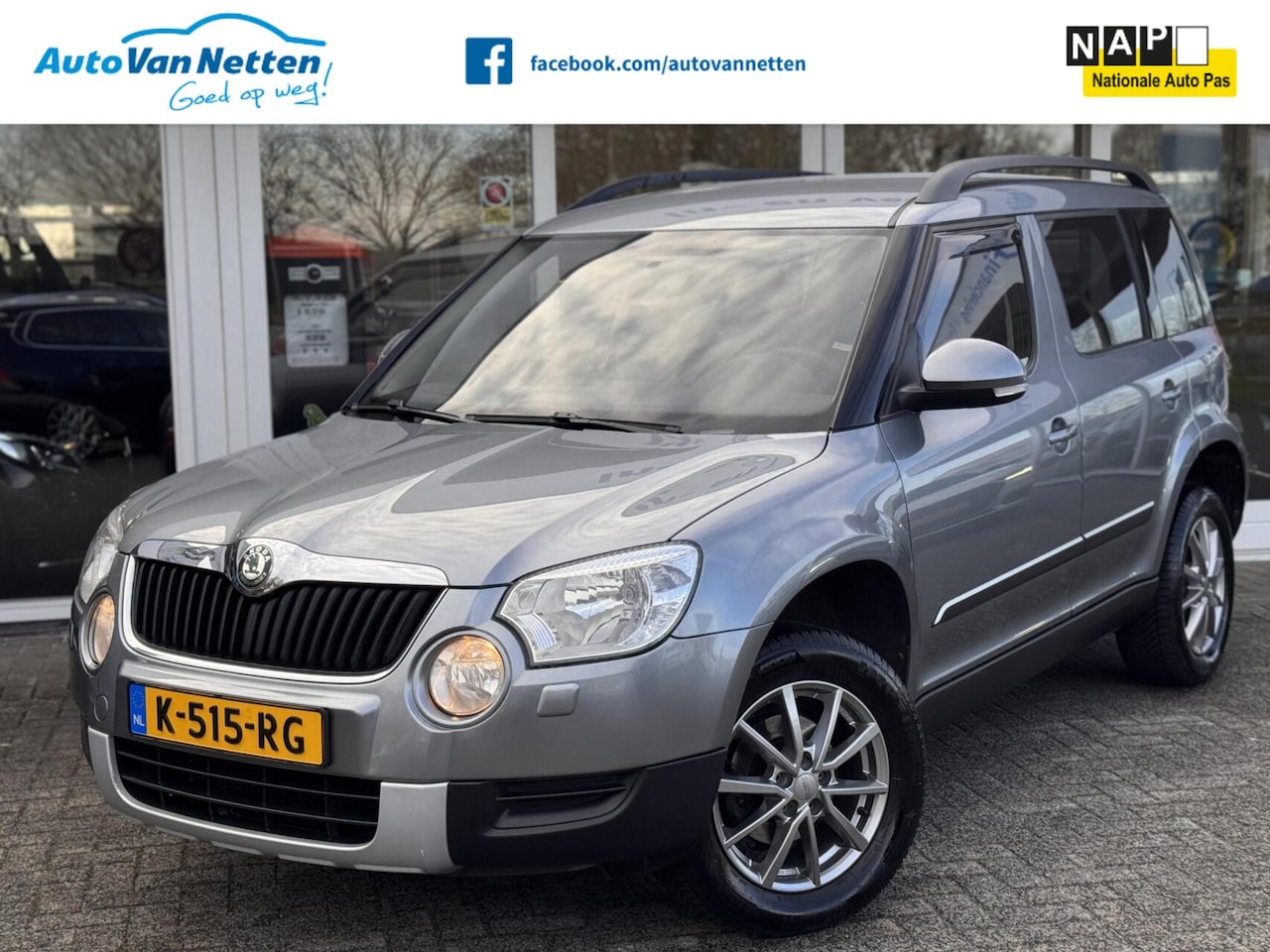 Skoda Yeti - 1.2 TSI 105pk 6bak,Active Plus,Airco,Cruise,Lmv,Trekhaak! - AutoWereld.nl