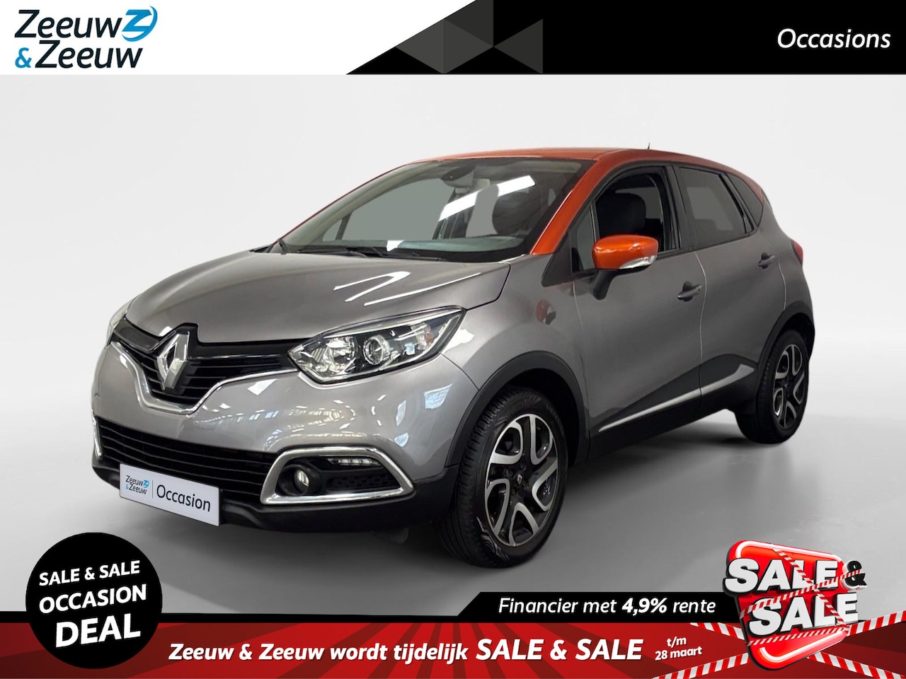 Renault Captur - 0.9 TCe Dynamique NAVI AIRCO CAMERA CRUISE CONTROLE BLUETOOTH HOGE INSTAP TREKHAAK LM VELG - AutoWereld.nl