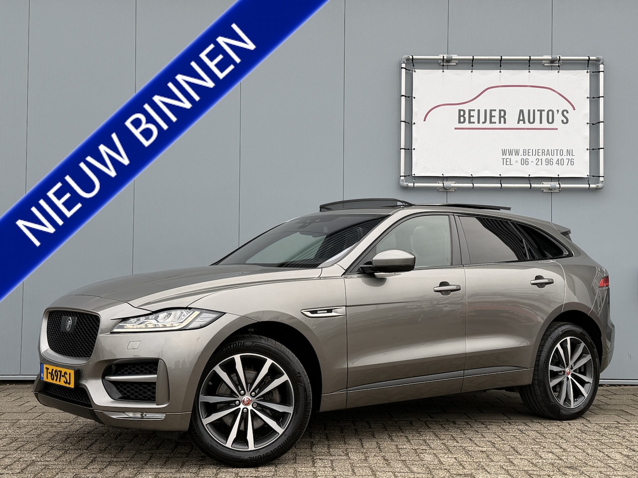 Jaguar F-Pace - 2.0 Portfolio AWD 30t R-dynamic/Pano/Trekhaak/Meridian. - AutoWereld.nl