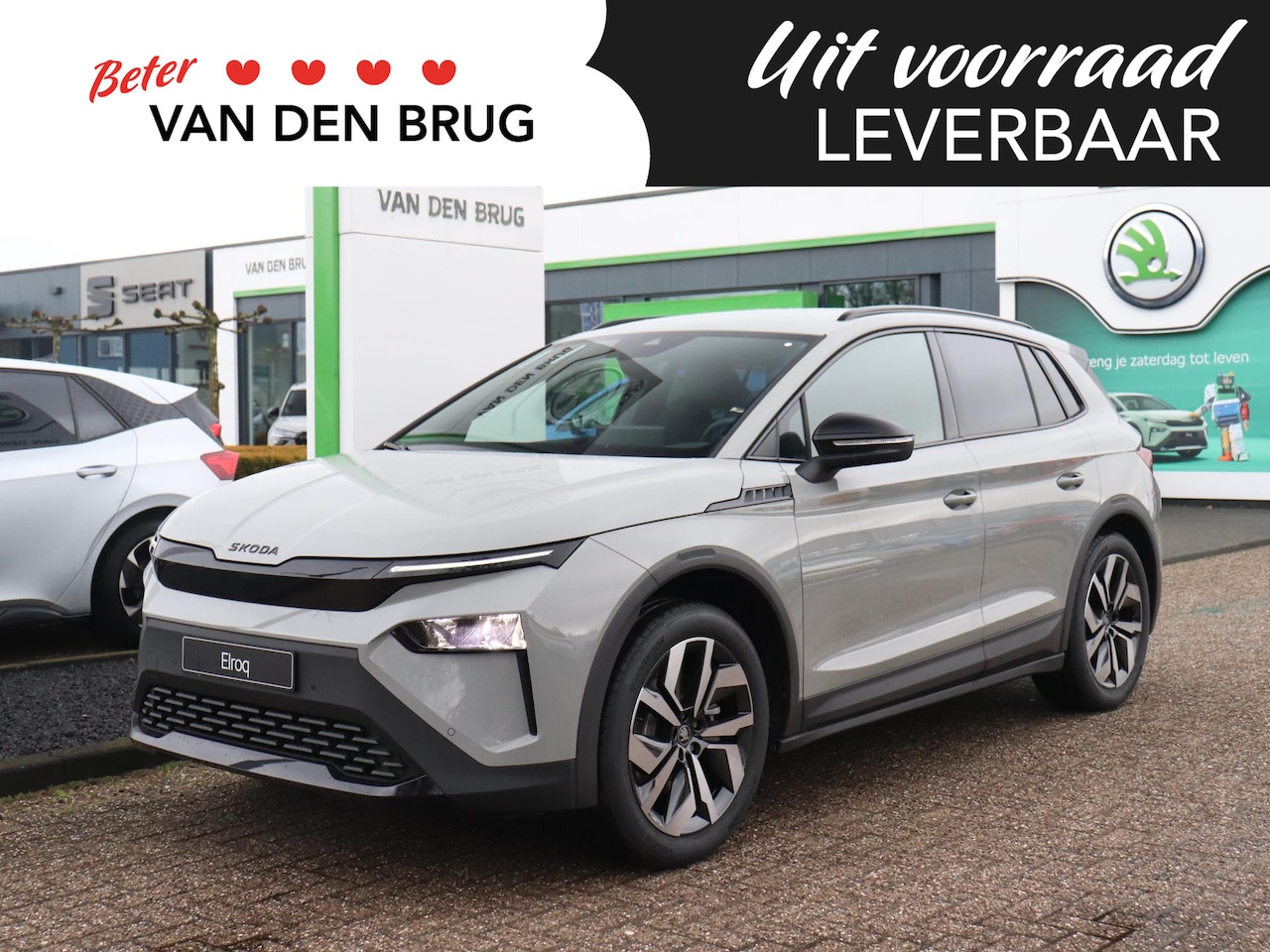 Skoda Elroq - 60 Sportline | Trekhaak | Stoel -& stuurverwarming | Adaptieve cruise control | Dodehoekse - AutoWereld.nl