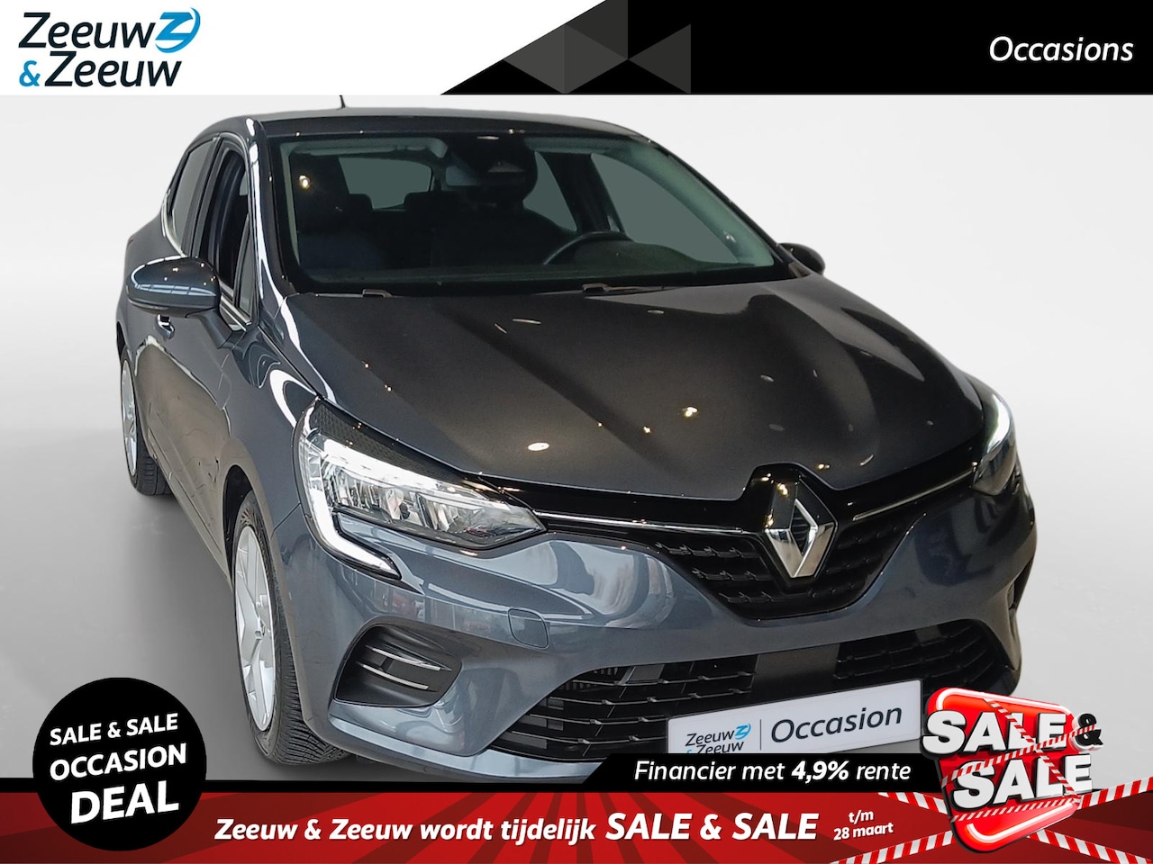 Renault Clio - 1.0 TCe Zen *Parkeersensoren achter*Airco*Apple/ Android Carplay*Cruise Control - AutoWereld.nl