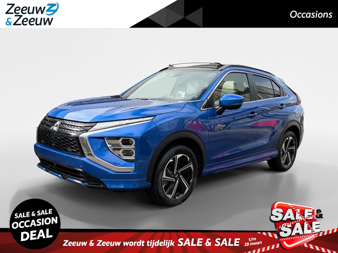 Mitsubishi Eclipse Cross - 2.4 PHEV Instyle | Lage kilometers | Pano dak | Rondom camera | Bomvol optie's | PHEV | - AutoWereld.nl