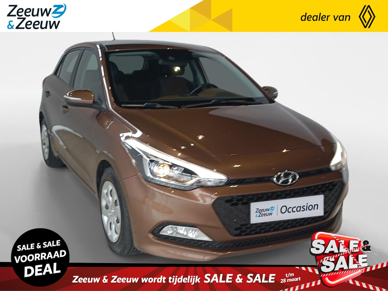 Hyundai i20 - 1.2 HP i-Motion *Airco*Cruise Control*Trekhaak*Pakeersensoren - AutoWereld.nl