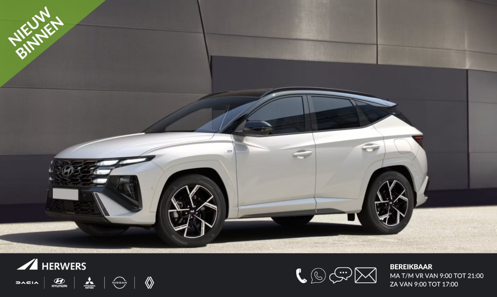 Hyundai Tucson - 1.6 T-GDI PHEV N Line Business / Herwers Private Lease Actie € 688.- p/m / - AutoWereld.nl