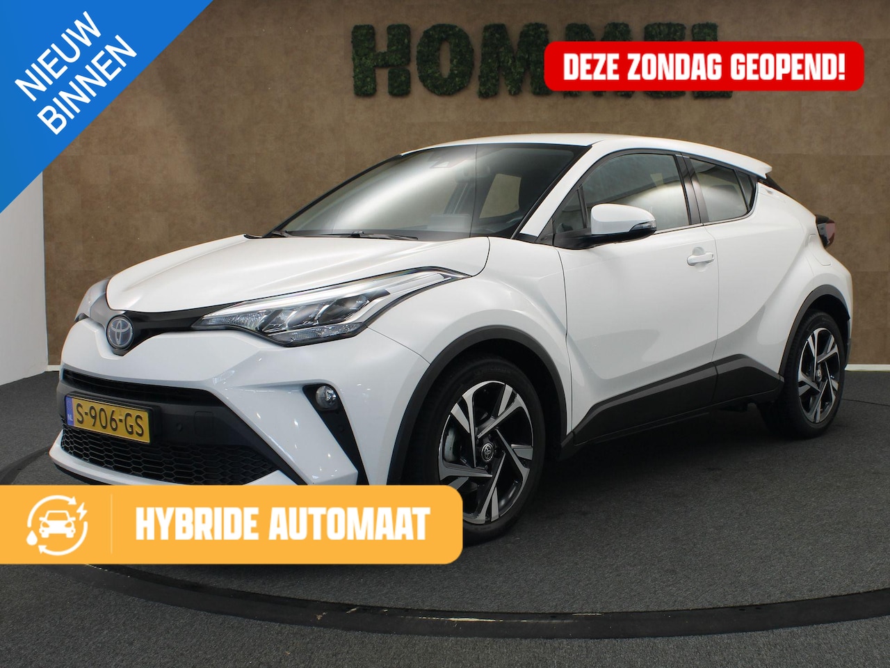 Toyota C-HR - 1.8 Hybrid Dynamic - ORIGINEEL NEDERLANDSE AUTO - PARKEERSENSOREN VOOR EN ACHTER - DODEHOE - AutoWereld.nl