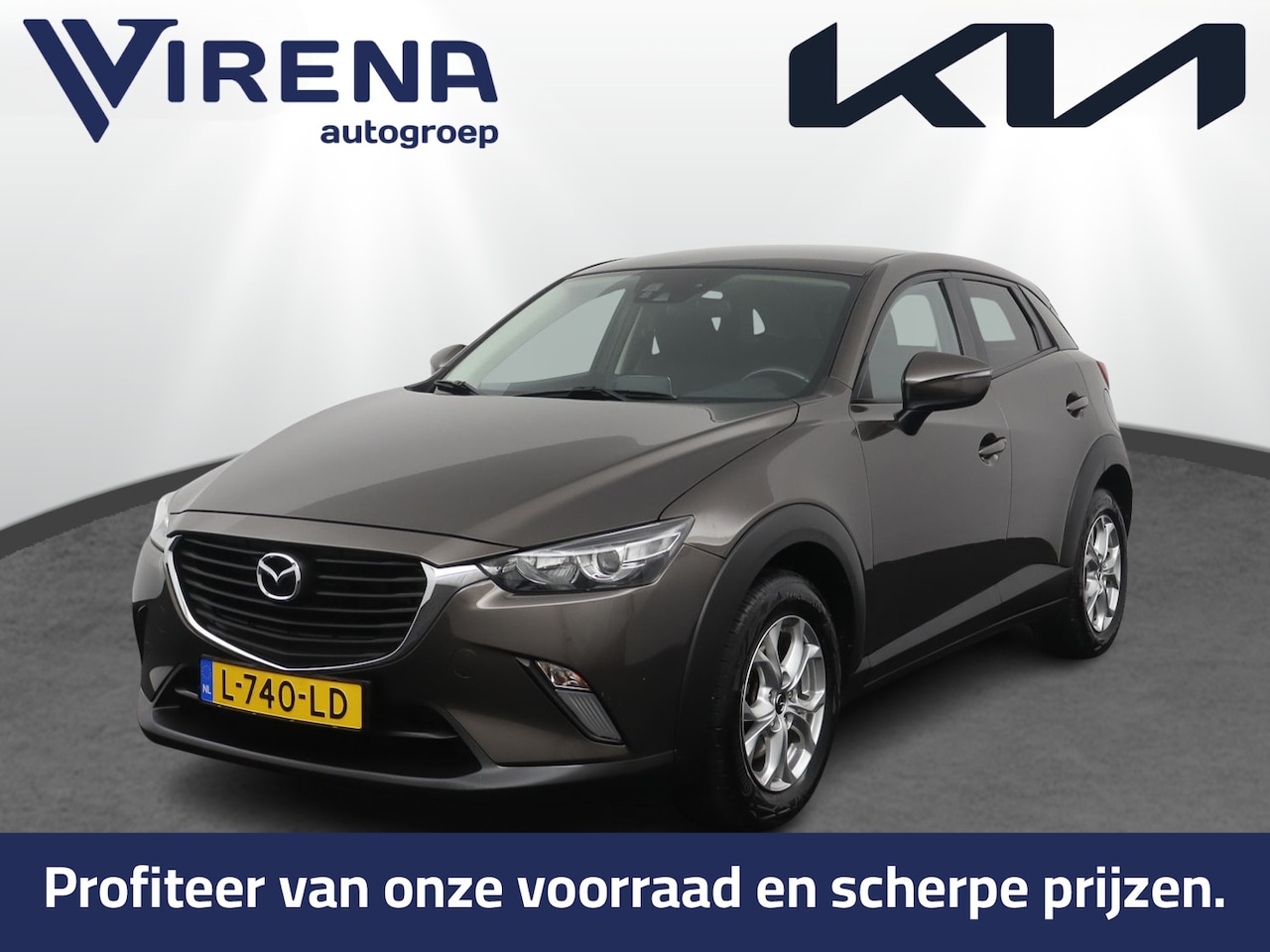 Mazda CX-3 - 2.0 SkyActiv-G 120 SkyLease+ - Airco - Cruise Control - Navigatie - Stoelverwarming - Trek - AutoWereld.nl
